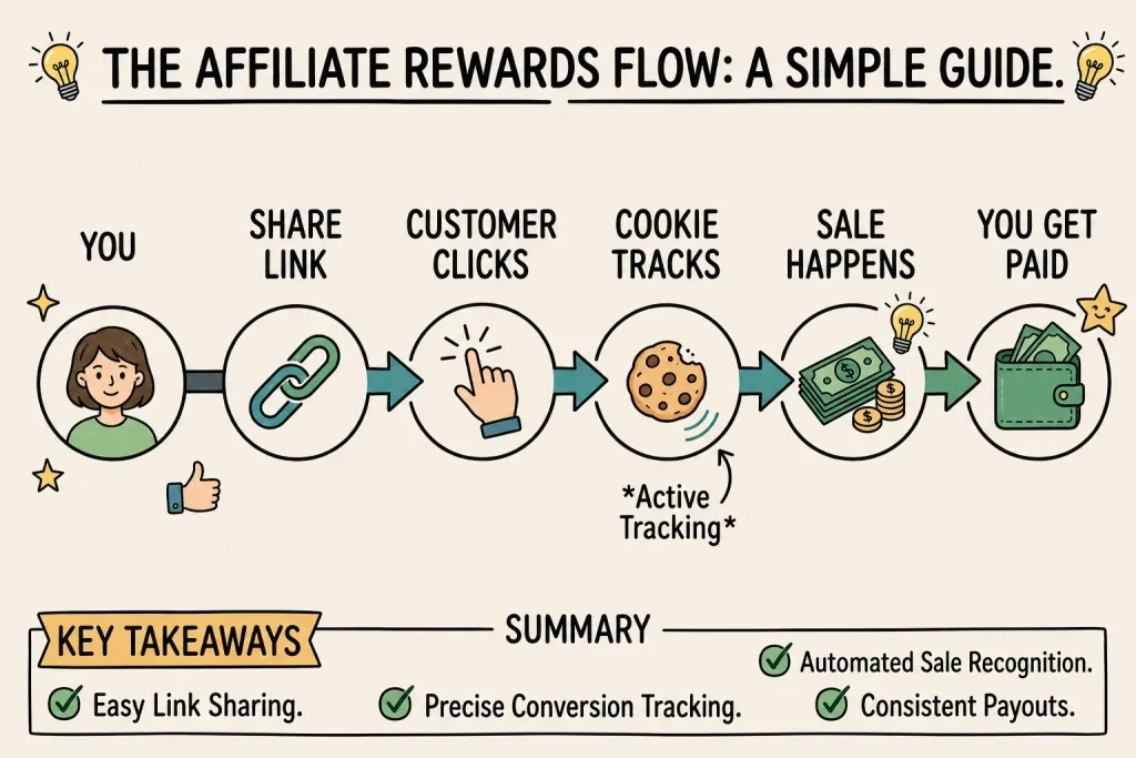 How affiliate marketing works for beginners step by step guide