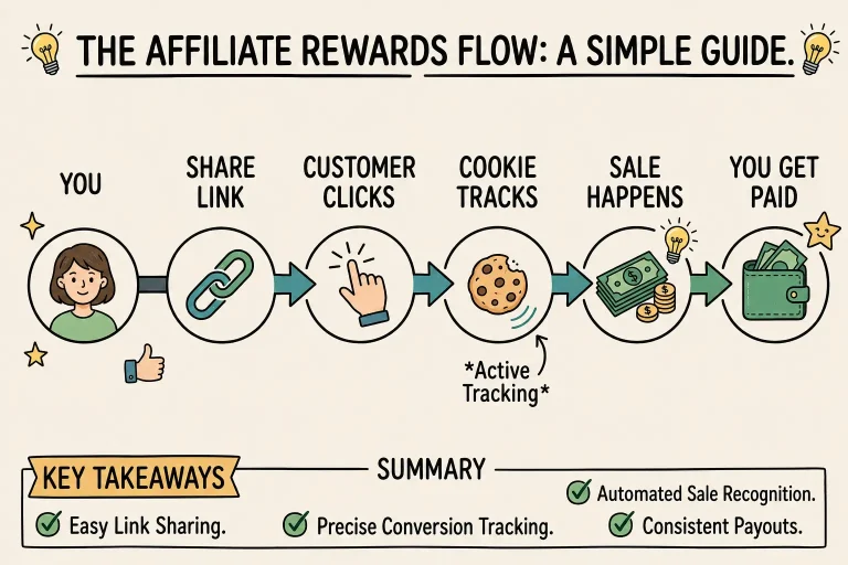 How affiliate marketing works for beginners step by step guide